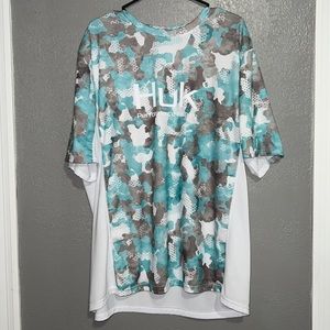 Mens XXL Huk Dry Fit Short Sleeve NWOT